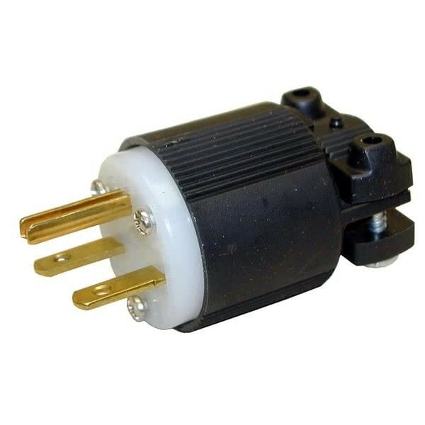 Nema 6-15p Straight Electrical Plug 3 Wire, 20 Amps, 220v 230v 250v