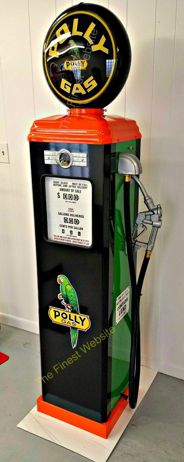 New Reproduction Polly Gas Pump Oil Antique Replica - Free Shipping*