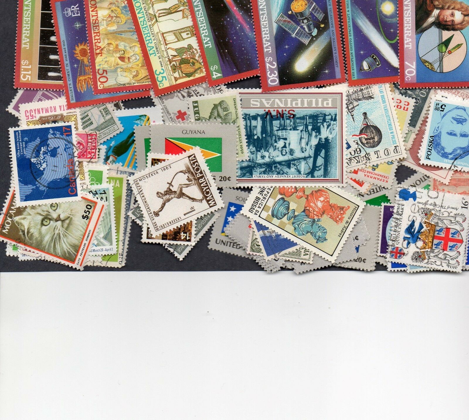 100 Different Nice Worldwide Stamps With No Common For $1.00 (limit Of One)