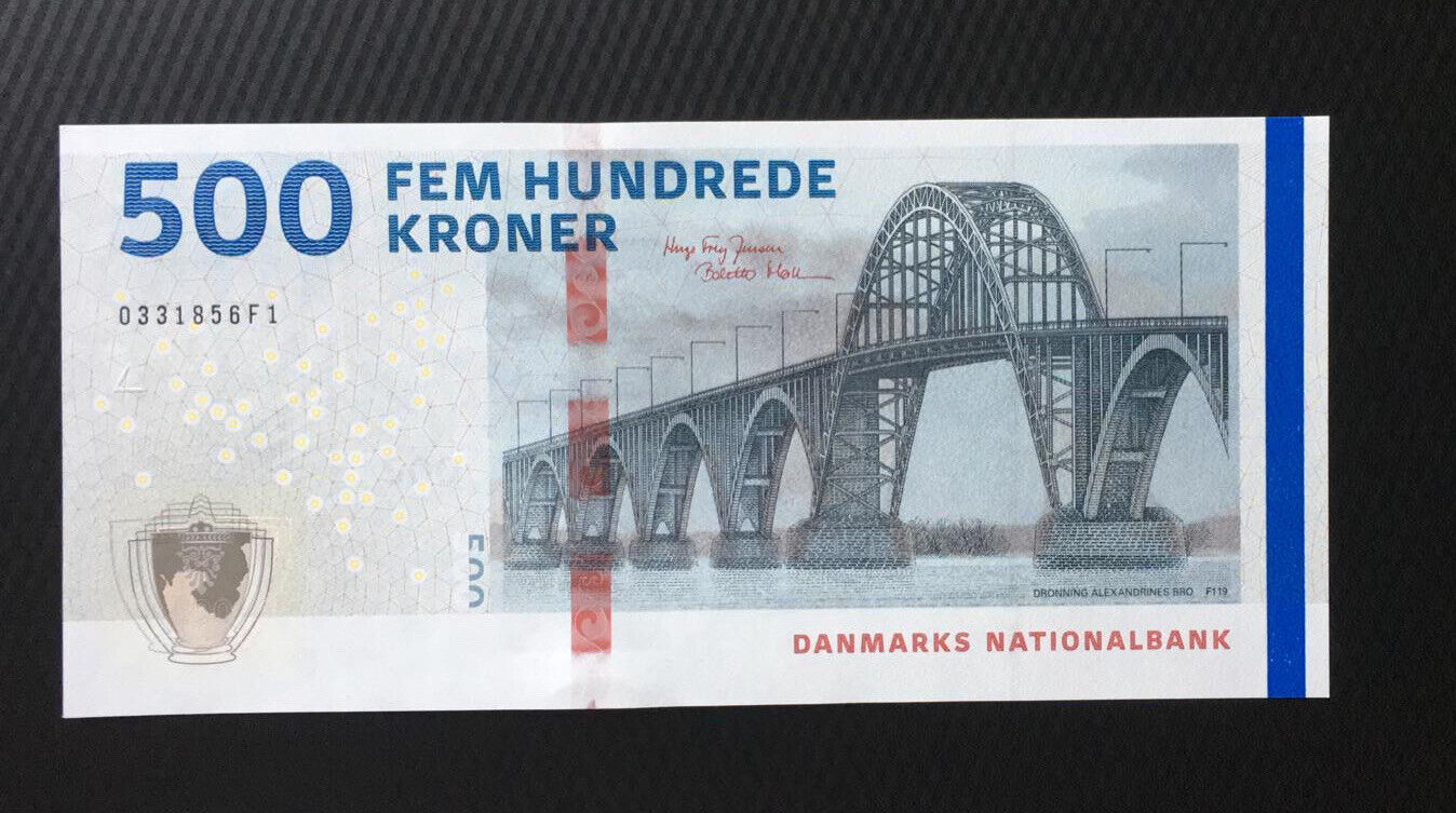 Denmark 500 Kroner 2019(2020) Unc P-73a.3 New