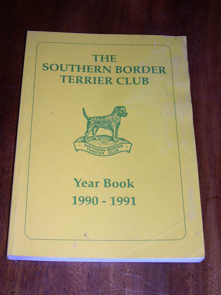 Rare Dog Book "the Southern Border Terrier Club Yearbook 1990-1991" Illustrated