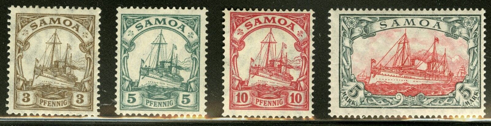Samoa   1915   Scott #70-73  Mint Lightly Hinged Set