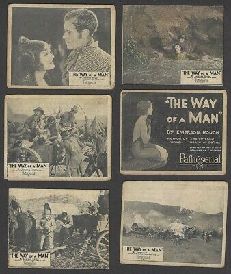 The Way Of A Man 1924 Mini Publicity Cards 6 Cm X 8 Cm (8)