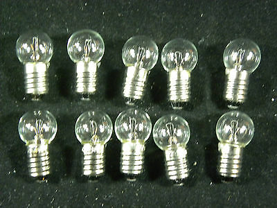 Lionel Trains Light Bulbs # 430 Screw Base 14 Volt - Clear