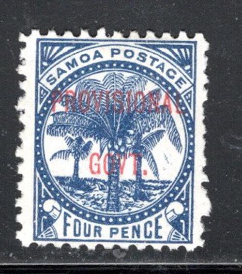 Samoa Western Samoa  Stamps Overprint Provisional Govt. Mint Hinged  Lot 1157aa
