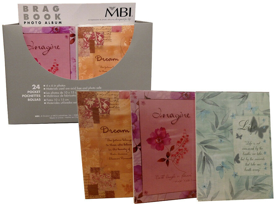 Mbi Removable Cover 24 Pocket 4x6 Album (same Shipping Any Qty)