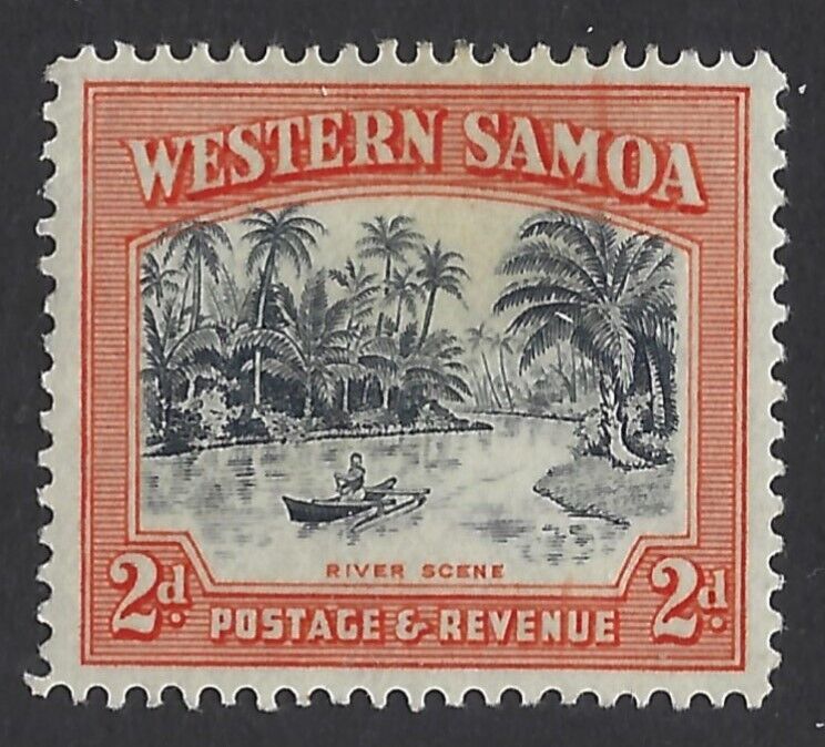 Samoa, Scott #168, 2p River Scene, Mh