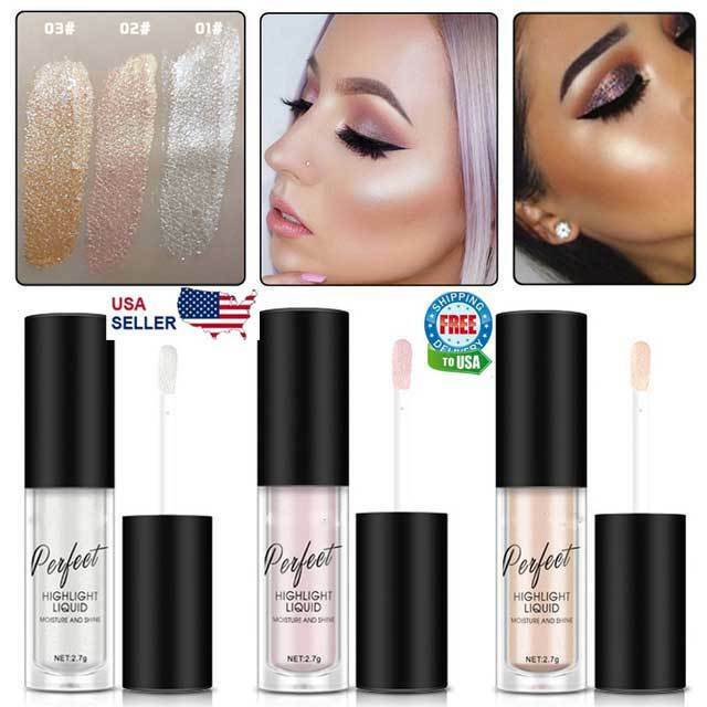 Liquid Highlighter Beauty Face Brightener Oil Shimmer Glow Makeup Hot!!!