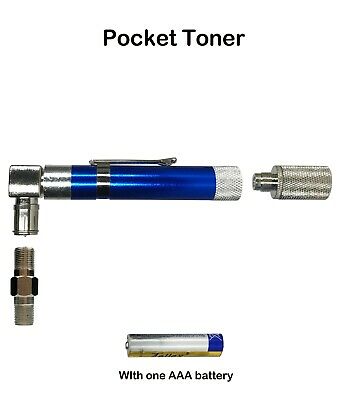 Pocket Coax Toner Tracer Tester Tracker For Locating Coax Cables With F81 Splice
