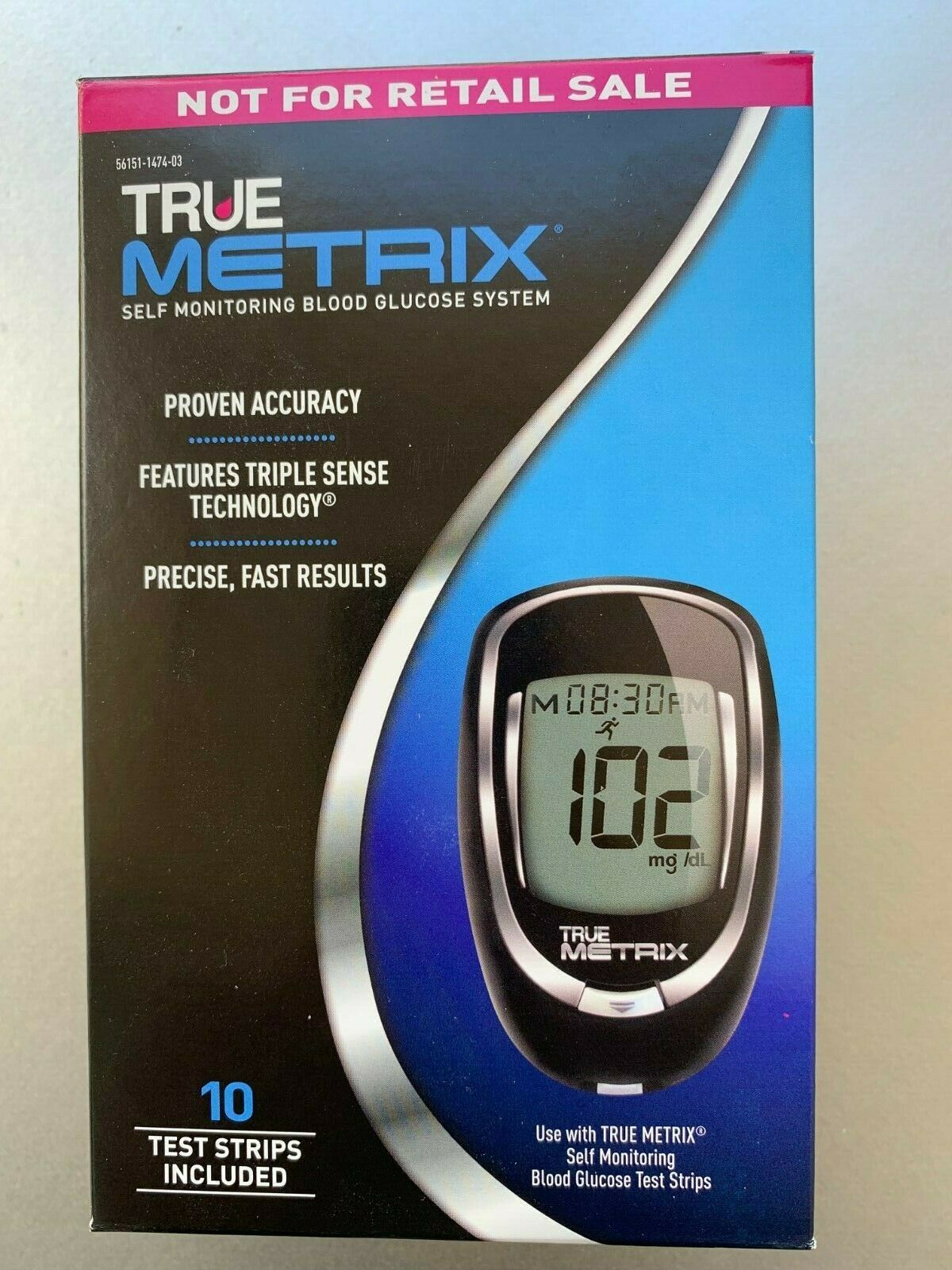 True Metrix Blood Glucose Meter Plus Strips Plus Lancets Plus Lancing Device..!