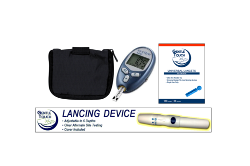 Freestyle Lite Blood Glucose Meter With Lancet, & Lancing Device