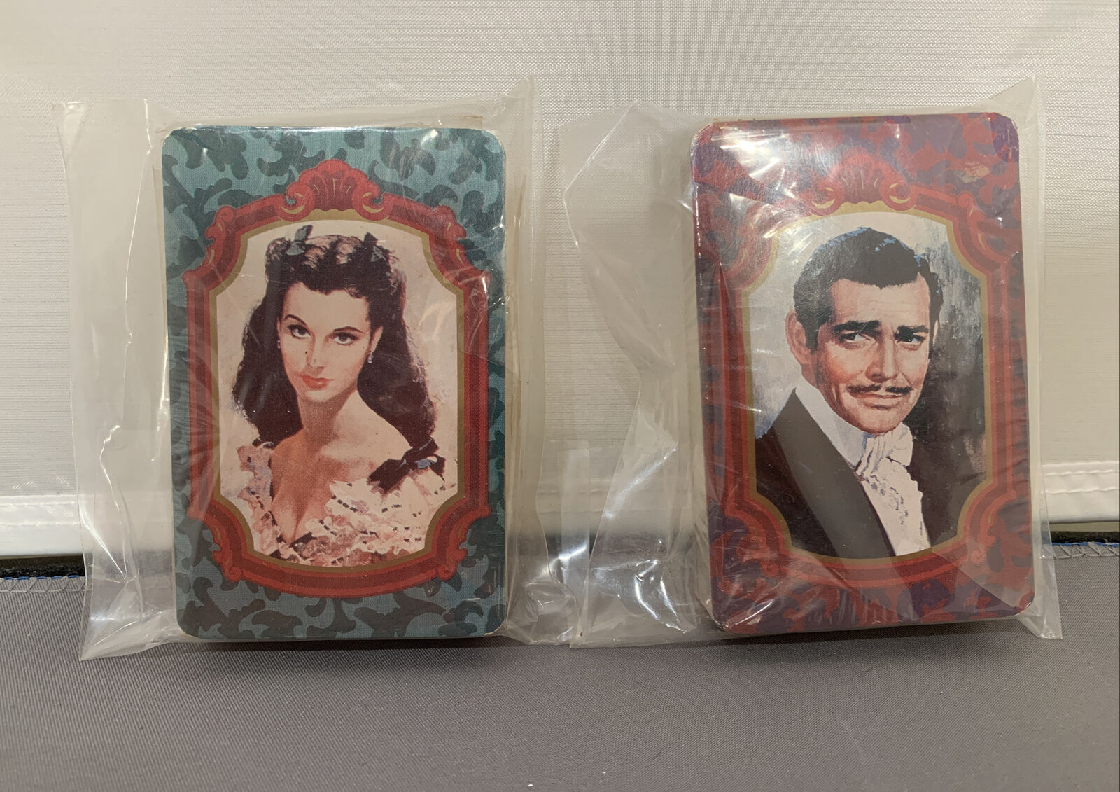 Vintage Scarlet O’hara & Rhett Butler Playing Cards New Decks Gone With The Wind